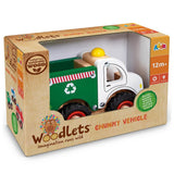 Addo Woodlets Chunky Wooden Vehicles - 1 pc Style & Color May Vary