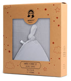 Anvi Baby Organic Bamboo Beanie & Swaddle Set - Dove Tales