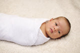 Anvi Baby Muslin Swaddle Wrap - White Mist