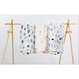 Anvi Baby Set Swaddle - Flamingo & Plant