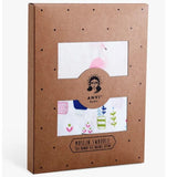 Anvi Baby Set Swaddle - Flamingo & Plant