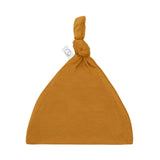 Anvi Baby Organic Bamboo Beanie & Swaddle Set - Mustard Fields