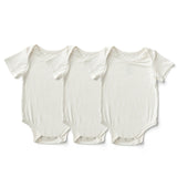 Anvi Baby Set of 3 Bodysuit Gift set - White