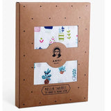 Anvi Baby Set Swaddle - Cactus & Plant
