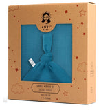 Anvi Baby Organic Bamboo Beanie & Swaddle Set - Emerald City