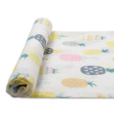 Anvi Baby Organic Cotton Muslin Swaddle Wrap - Pineapple Party