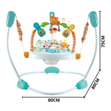 Little Angel Baby Jumper Activity Center with Music & Toys - Blue