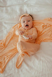 Anvi Baby Knotted Headband - Peach