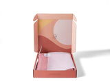 Anvi Baby Stretchy Bamboo Spandex Swaddle & Hat - Pink