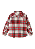 Jam Boys Plaid Flannel Shirt - Red & White