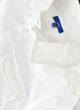 Jam Boys Casual Shirt with Roll-Up Sleeves - White
