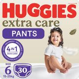 Huggies, Extra Care Culottes, Size 6, 15-25kg - 30pcs