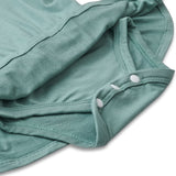 Anvi Baby Organic Bamboo Spandex Onesie Dress - Soft Sage