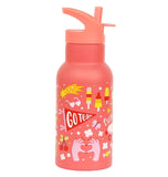 A Little Lovely Company Stainless Steel Water Bottle (350ml) - Fun