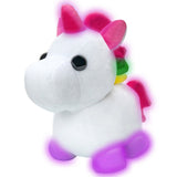 Adoptme Battery Operated Neon Plush Unicorn 12Inch