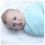 Woombie Old Fashioned Air Wrap - Sea Foam, Quiet Gray, Coral Cloud - Laadlee