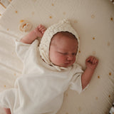 Mushie Crib Sheet Small Sun - Laadlee