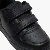 Amica Kids Double Velcro Trainer Shoes - Black