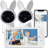 Arenti 4mp/2.5K Wi-Fi Video Baby Monitor Kit With Dual Cameras And LCD Screen