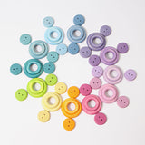 Grimm's Building Rings Pastel - Laadlee