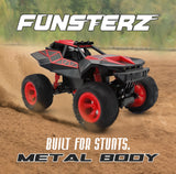 Funsterz Neon Series 1:12 Scale 2.4 GHz Remote Control Stunt Truck - Black