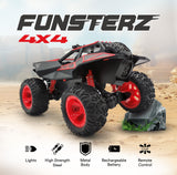 Funsterz Neon Series 1:12 Scale 2.4 GHz Remote Control Stunt Truck - Black