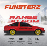 Funsterz Drift Series 1:16 Scale 4WD Remote Control Drifting Storm Edition Car - Red