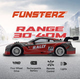 Funsterz Drift Series 1:16 Scale 4WD Remote Control Car - Red