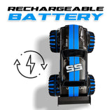 Funsterz Neon Series 1:12 Scale 2.4 GHz Remote Control Stunt Car - Black