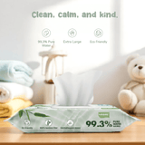 Bloomies Organic Bamboo Baby Wet Wipes - 960 Wipes (20x48)