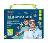 Avenir Fancy Me Face Stickers & Tattoos – Superheroes