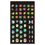 Avenir Nail Stickers Fluorescent - Under the sea