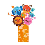 Avenir Pom Pom Animals Bouquet Craft Kit