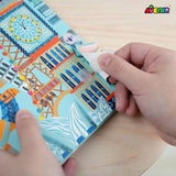 Avenir Let’s Travel Together A5 Scratch Art Pad Book – Travel the World