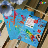 Avenir Let’s Travel Together Mini Scratch Art Pad Book - Airplane