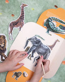 Avenir Natural Creation Scratch Safari Animals Stickers