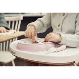 Babybjorn Baby plate, spoon, fork Set - Powder Pink (Pack of 2)