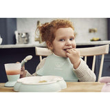 Babybjorn Baby Spoon and Fork 4pcs - Powder Green