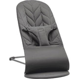 BabyBjorn Bliss Woven Bouncer With Petal Quilt Design - Anthracite
