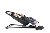 BabyBjorn Soft Woven Jersey Balance Bouncer - Dark Grey/Grey