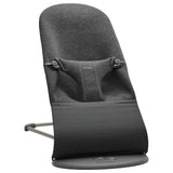 BabyBjorn Fabric Seat Bouncer Bliss, 3D Jersey - Charcoal Grey