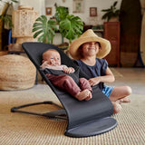 BabyBjorn Fabric Seat Bouncer Bliss, 3D Jersey - Charcoal Grey