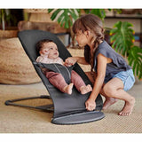 BabyBjorn 3D Jersey Bliss Bouncer - Charcoal Grey