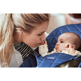 BabyBjorn Fabric Seat Bouncer Bliss, Cotton With Classic Quilt Design - Midnight Blue