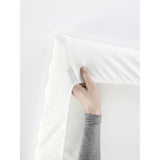 Babybjorn Organic Fitted sheet for Baby Crib - White