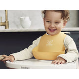 Babybjorn Baby Bib - Pack of 2 - Powder Yellow / Powder Green