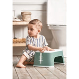 Babybjorn Step Stool - Deep Green/White