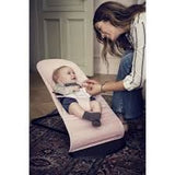 BabyBjorn Soft Woven Jersey Balance Bouncer - Light Pink/Grey