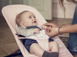 BabyBjorn Soft Woven Jersey Balance Bouncer - Light Pink/Grey
