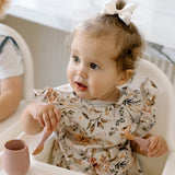BapronBaby Feeding Bib - Delilah Floral Flutter
